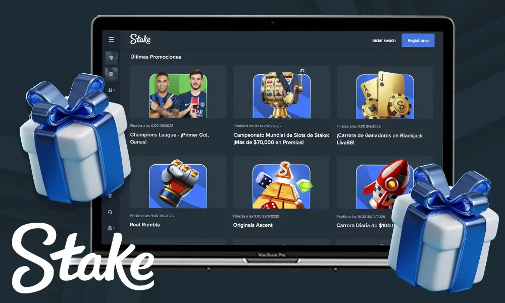 Bonos y promociones en Stake